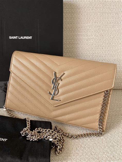 ysl purse beige|saint laurent beige bag.